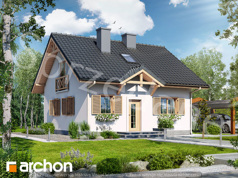 Działka budowlana z domen Miniaturka ul. Lwowska ( 2 domy )