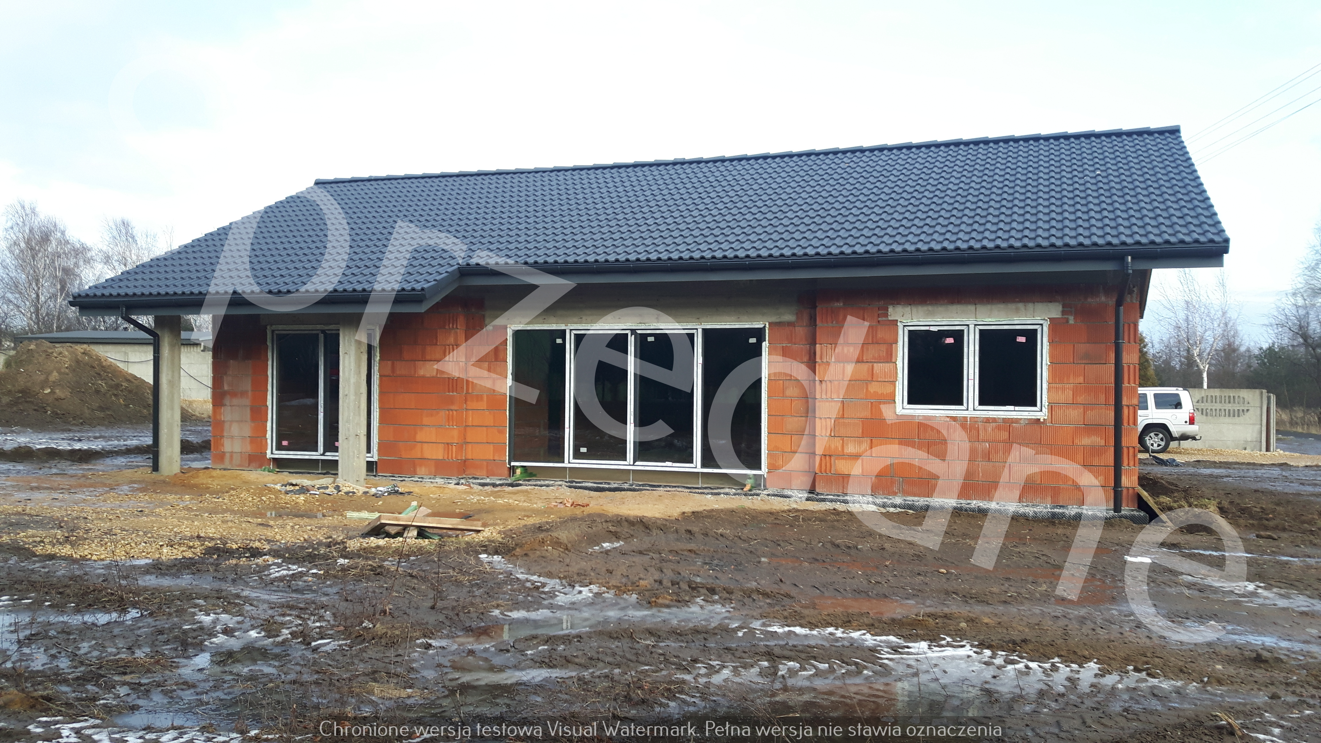 Działka budowlana z domem Nevada Ul Naftowa ( 2 domy )