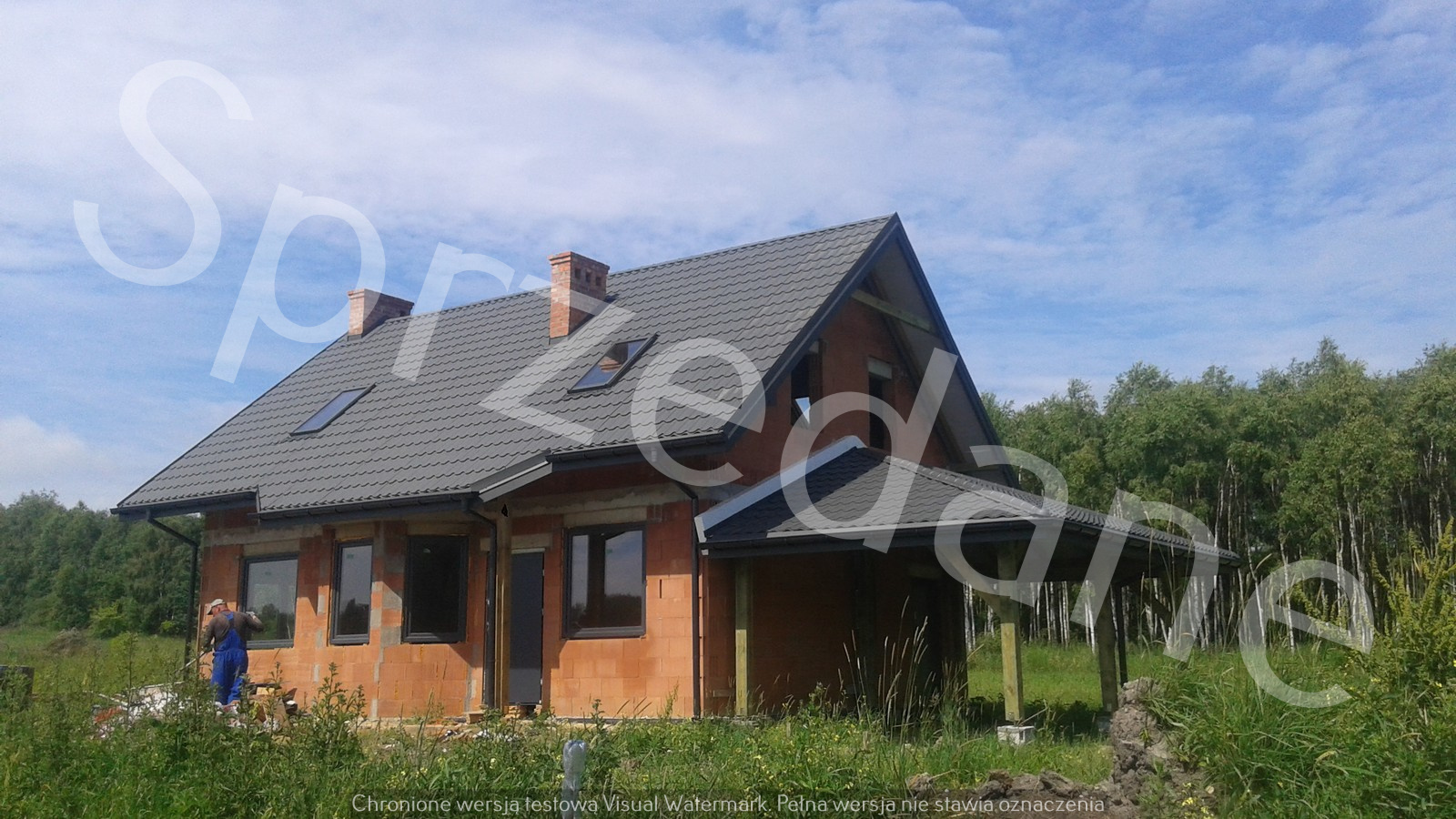 Działka budowlana z domem MK pod Gruszami (osiedle 14 domów)