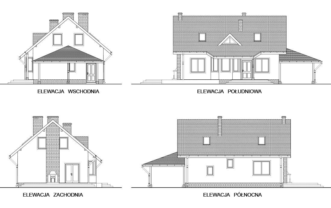 Dom MK Pod Gruszami - elewacje