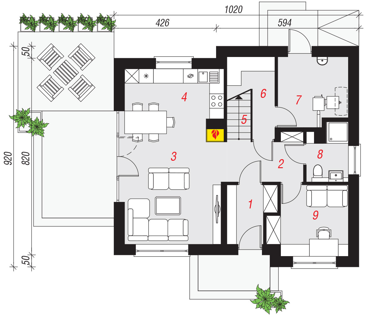 Dom Zielistki Rzuty 3
